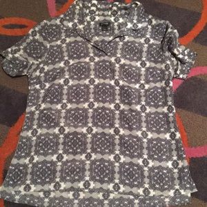 Fun button down t-shirt - j crew